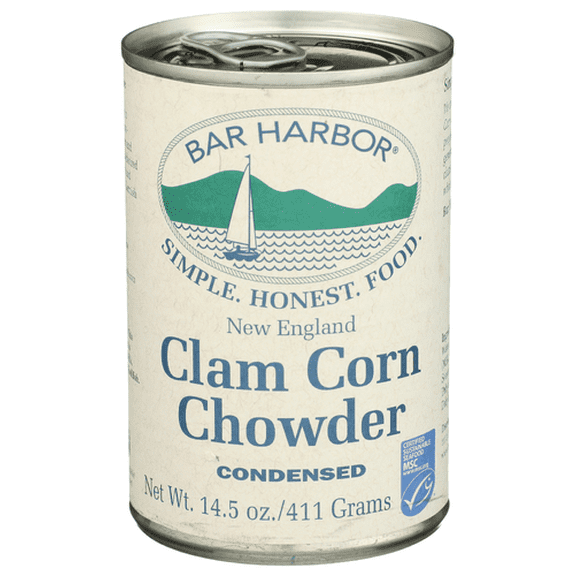 (Pack of 6) Bar Harbor Clam Chowder Corn Soup 14.5 Oz