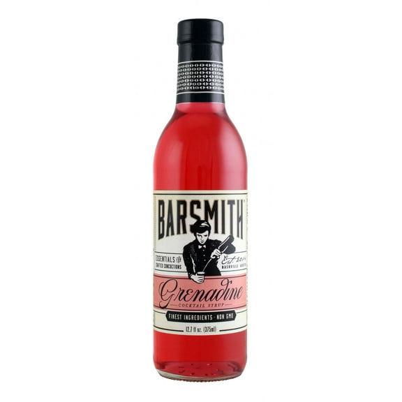 Pack of 6, Barsmith Grenadine Cocktail Syrup, 12.7 oz