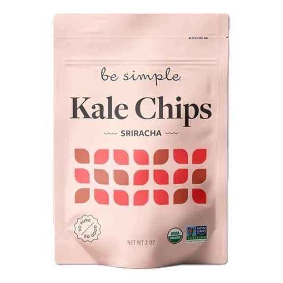 (Pack of 6) Be Simple Kale Sriracha Chips 2 Oz