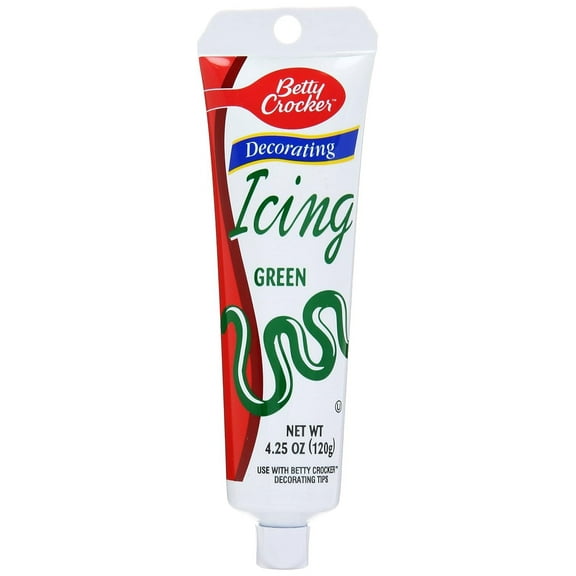 Pack of 6, Betty Crocker Green Decorating Tube Icing, 4.25 oz