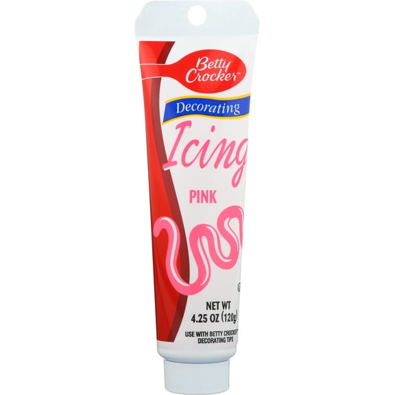 Pack of 6, Betty Crocker Pink Decorating Icing, 4.25 oz