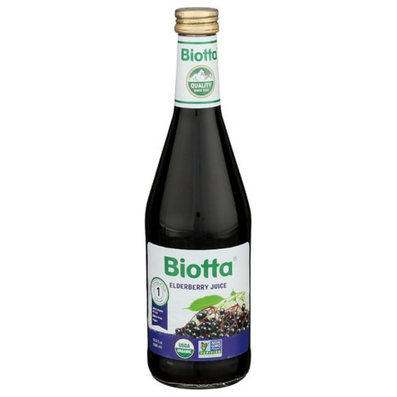 (Pack of 6) Biotta Elderberry Juice 16.9 fl oz