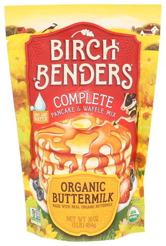 (Pack of 6) Birch Benders Pancake & Waffle Buttermilk Mix 16 Oz