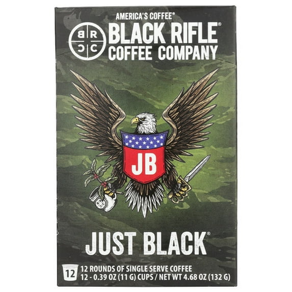 Pack of 6 Black Rifle Coffee Medium Roast Coffee Pods 12 pc 4.68 oz