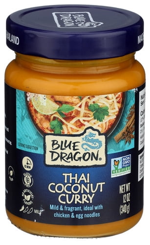 (Pack of 6) Blue Dragon Thai Coconut Curry Sauce 12 Fo - Walmart.com