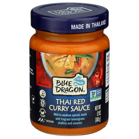 (Pack of 6) Blue Dragon Thai Red Curry Sauce 12 Fo
