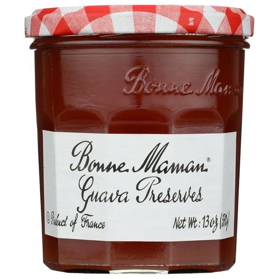 Pack of 6, Bonne Maman Guava Preserves, 13 oz