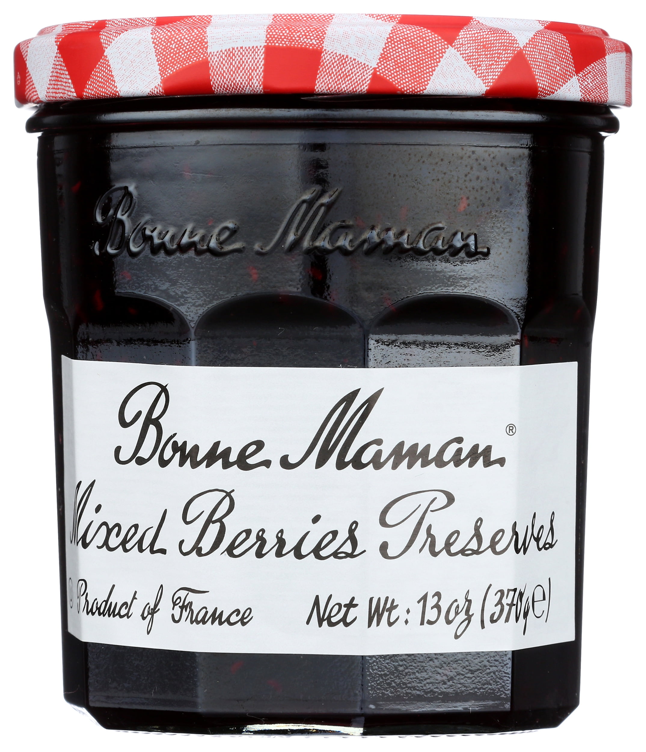Pack of 6, Bonne Maman Mixed Berries Preserves, 13 oz