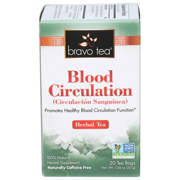 (Pack of 6) Bravo Teas Blood Circulation Tea 20 Bg