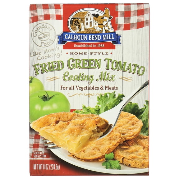 Pack of 6, Calhoun Bend Fried Green Tomato Coating Mix, 8 oz