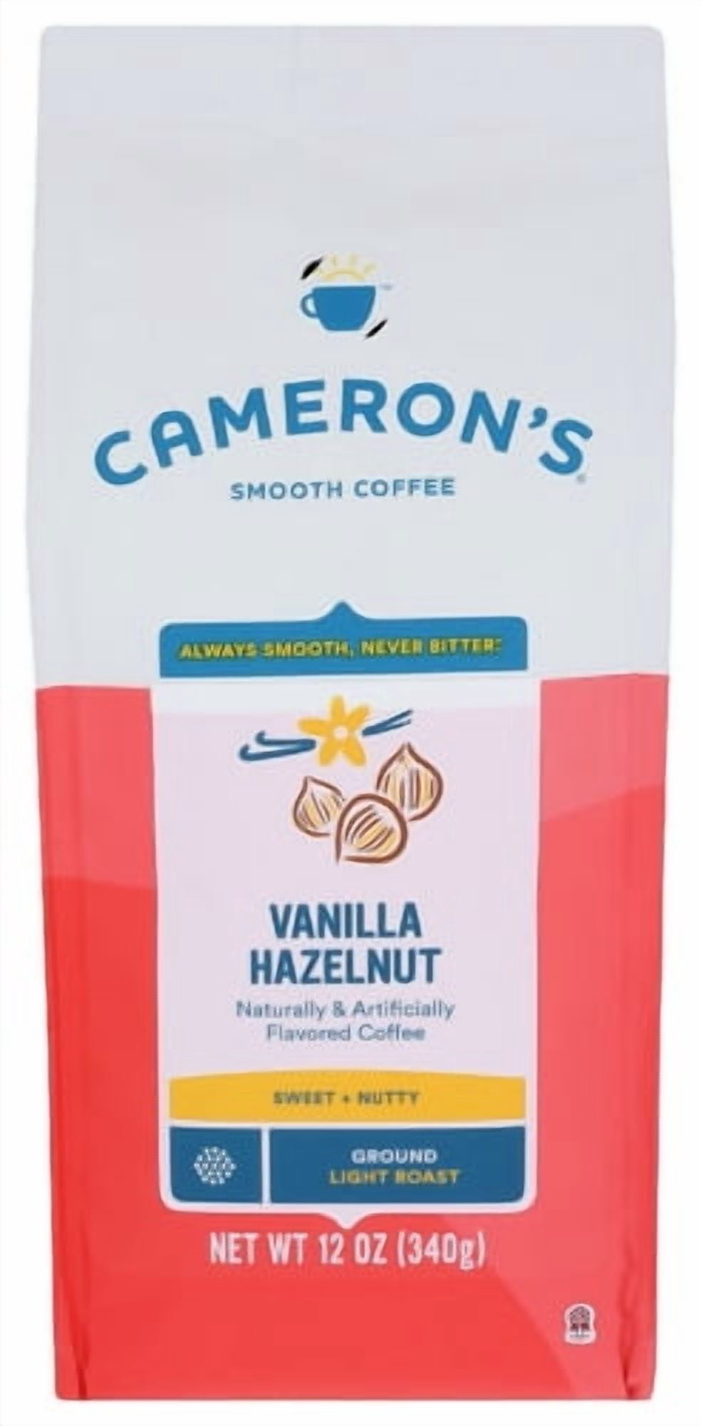 Pack of 6 Camerons Ground Coffee Van Hazel 12 oz - Walmart.com