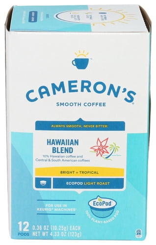 (Pack of 6) Camerons Hawaiian Coffee Whole Bean 12 ct Sampler Set 4.33 ...