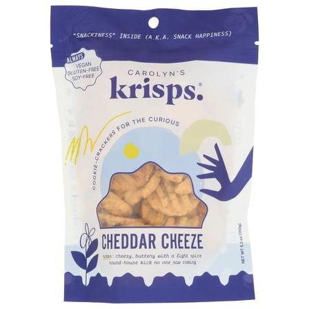 Pack of 6 Carolyn's Krisps Cheddar 5.3 oz