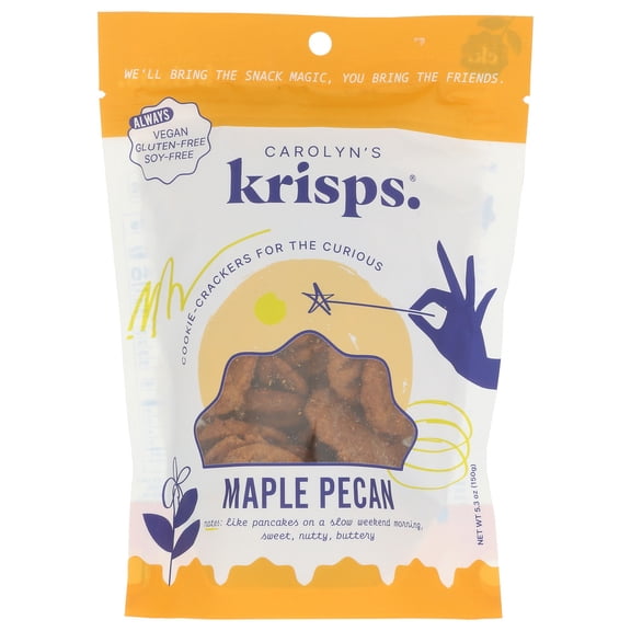 Pack of 6 Carolyns Krisps Maple Pecan 5.3 oz