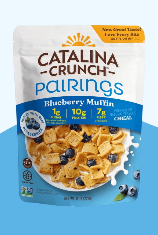 Pack of 6, Catalina Crunch Blueberry Muffin Cereal, 8 oz