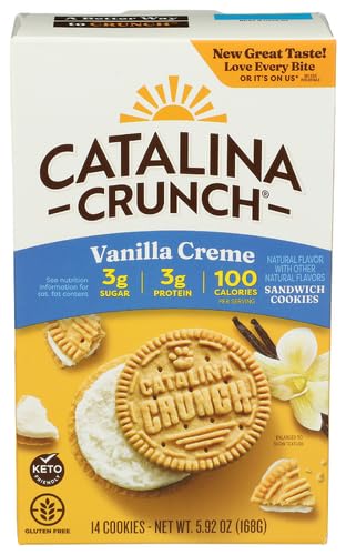 (Pack of 6) Catalina Crunch Cookie Sandwich Vanilla Creme 5.92 Oz