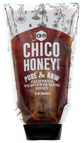 Pack of 6 Chico Honey Company Honey California Wildflower Blend Squeeze 20 oz