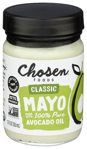 (Pack of 6) Chosen Foods Avocado Oil Mayo 12 oz