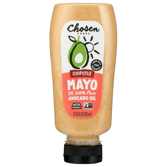 (Pack of 6), Chosen Foods Squeeze Mayo Chipotle, 11.25 fl oz