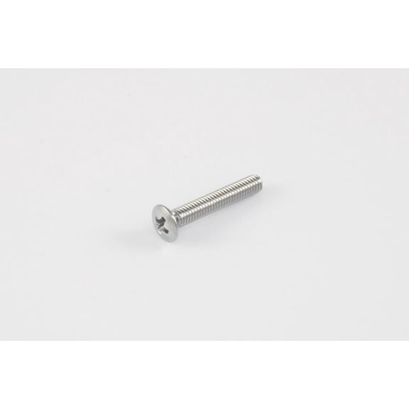 Pack of 6 Chrome Long Tuner Button Screws
