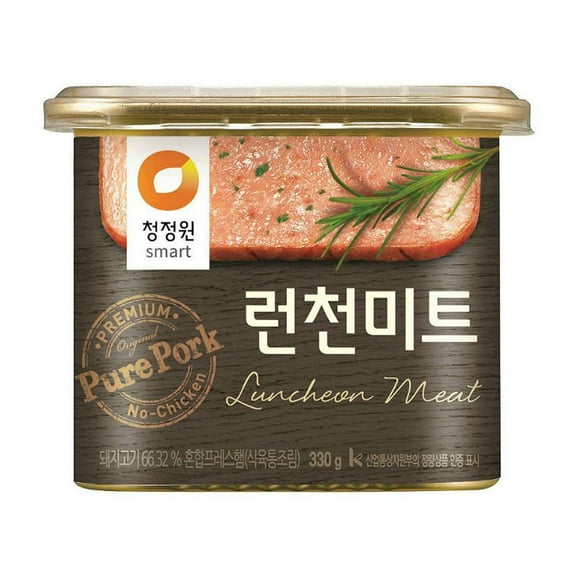 [Pack of 6] Chung Jung One Luncheon Meat, Ready-To-Eat Premium Pork Canned Meat, 12 ounce (330 g)
