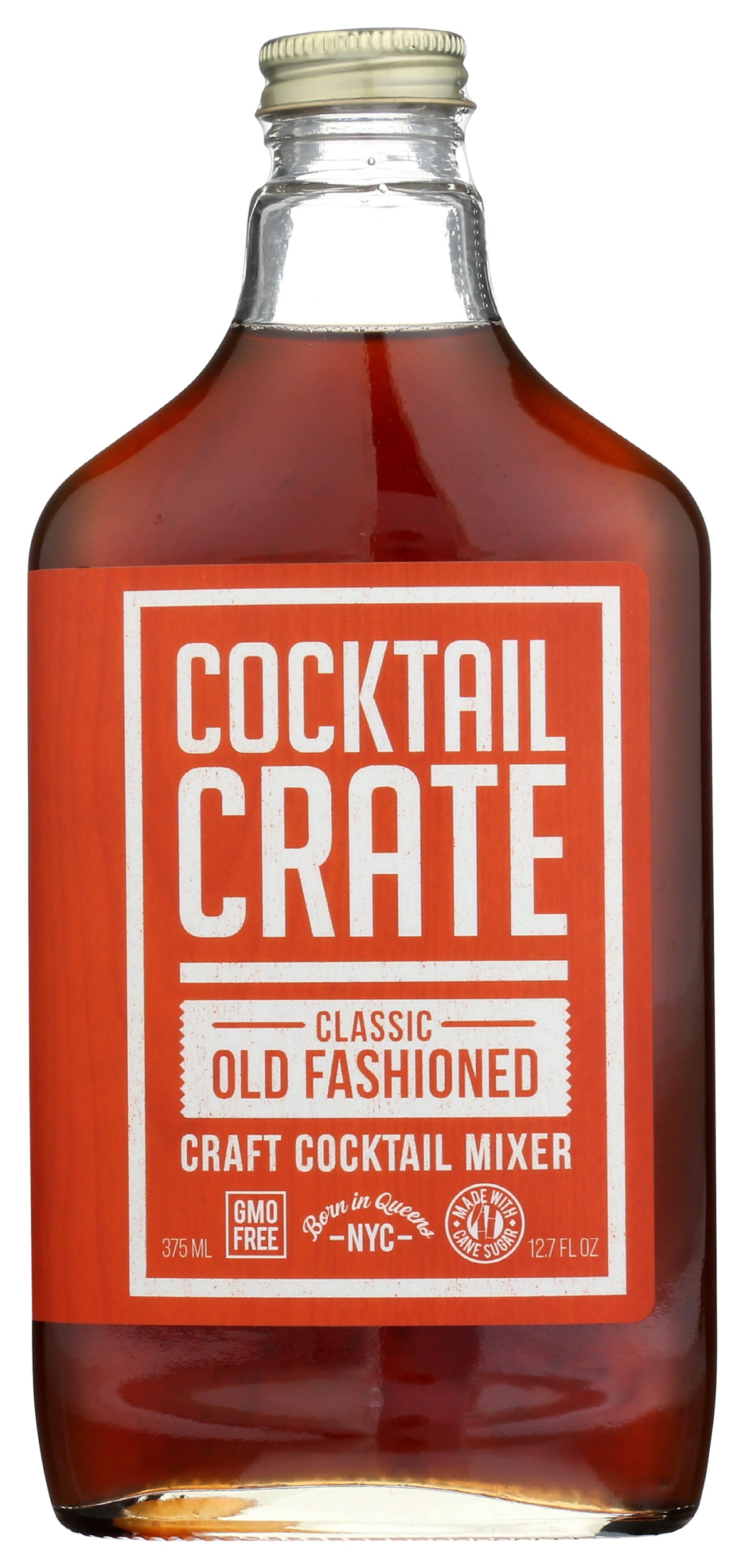 Pack of 6, Cocktail Crate Classic Old Fashioned Craft Cocktail Mixer, 12.68 fl oz