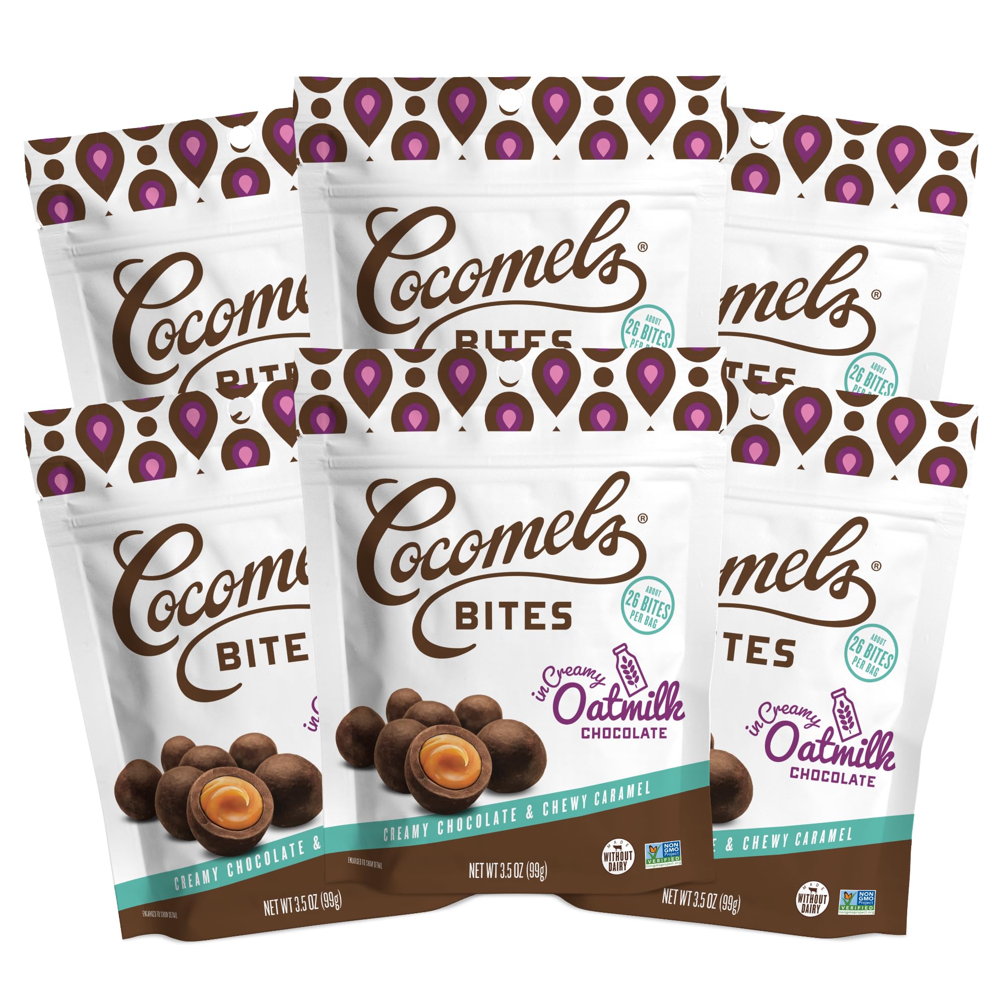 Cocomels, Bites Chocolate Oat Milk, 3.5 Oz, Plant-Based Dairy-Free ...