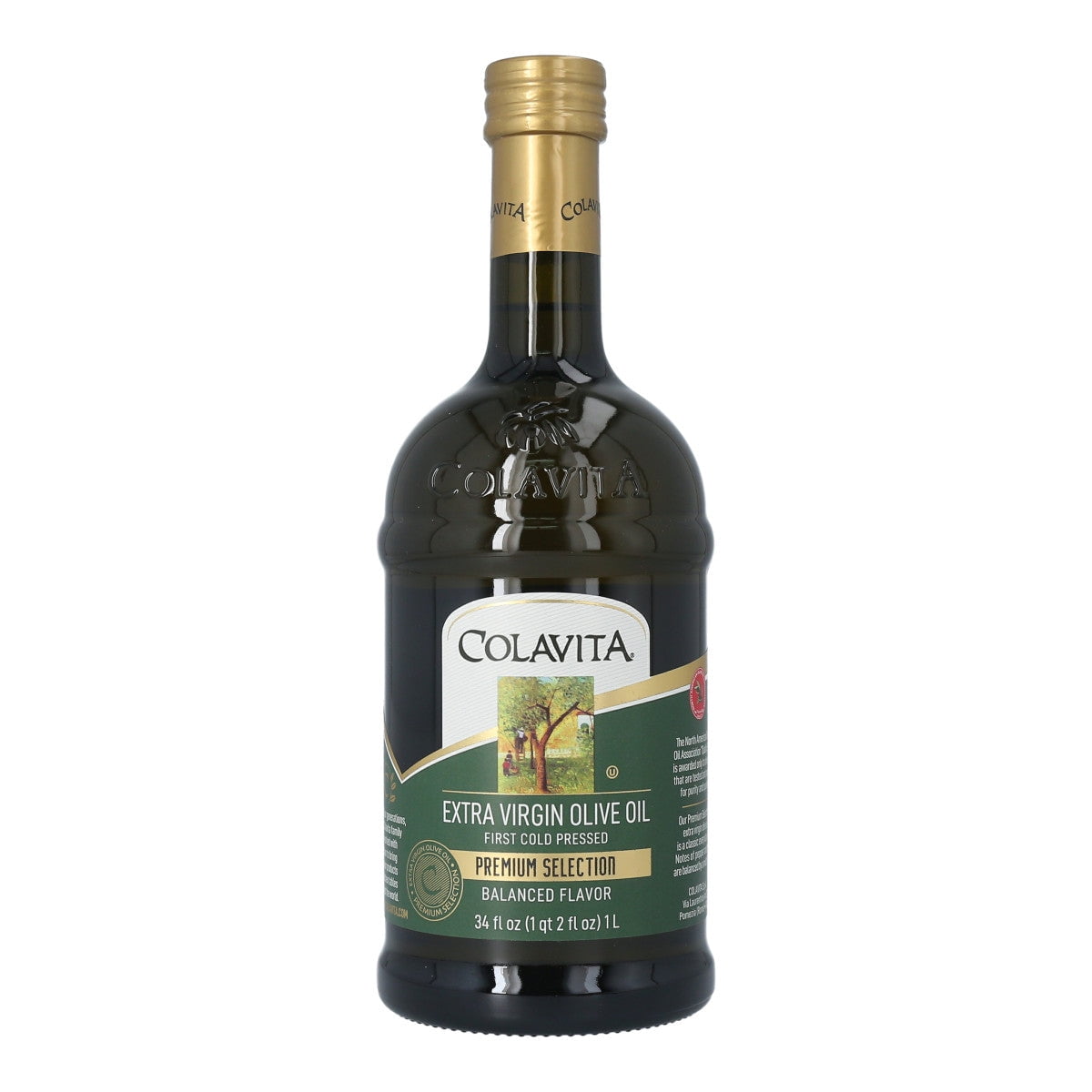 Pack of 6, Colavita Premium Selection Extra Virgin Olive Oil, 34 fl oz
