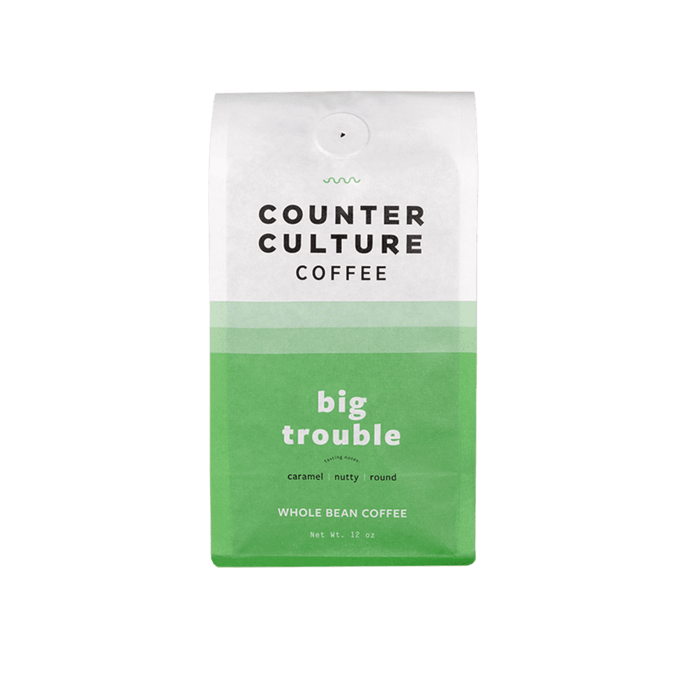 (Pack of 6), Counter Culture Big Trouble Whole Bean Coffee, 12 oz