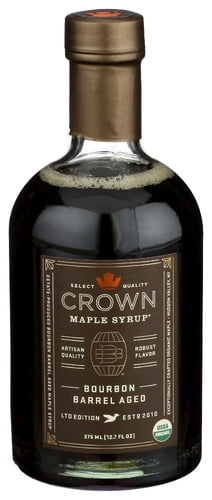 (Pack of 6) Crown Maple Syrup Bourbon Barrel Organic 12.7 fl oz