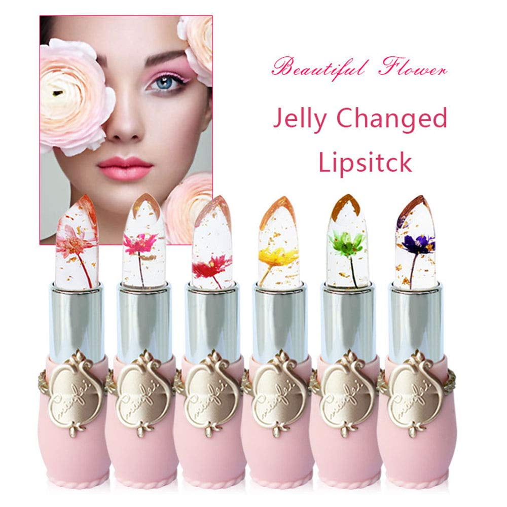 firstfly Magic Color Change Lipstick Set, Blue Changed into Pink Lip Gloss,  Moisturizer Long Lasting Nutritious Lip Balm for Women Girls, PH