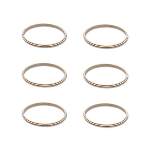 Pack of 6 Cup Lid Silicone Seal for 40oz Tumblers Leak Proof Designs Sealing Rings for Outdoor Activity