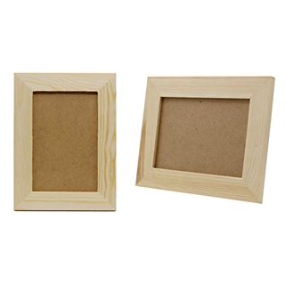 1Pc Tri-fold Photo Frame Wooden Picture Frame Desktop Decor for Home Office  