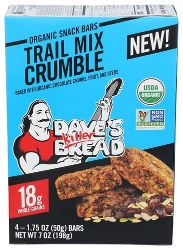 (Pack of 6) Dave's Killer Bread Organic 4MP Trail Mix Crunch 7 oz Bar