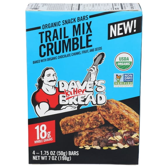(Pack of 6) Dave's Killer Bread Organic 4MP Trail Mix Crunch 7 oz Bar