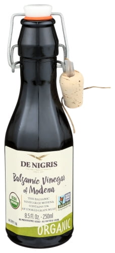 Pack of 6 De Nigris Balsamic Vinegar Costolata Organic 8.5 oz