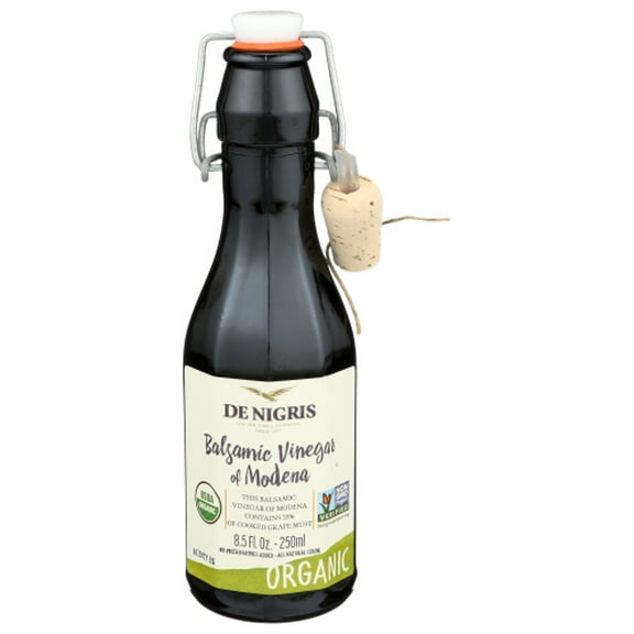 Pack of 6 De Nigris Balsamic Vinegar Costolata Organic 8.5 oz