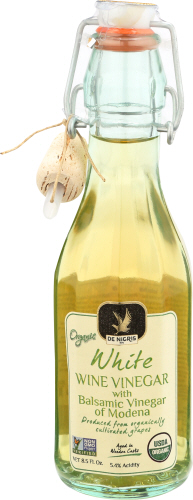 (Pack of 6) De Nigris Balsamic White Costolata Organic 8.5 oz