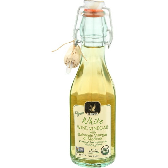 (Pack of 6) De Nigris Balsamic White Costolata Organic 8.5 oz