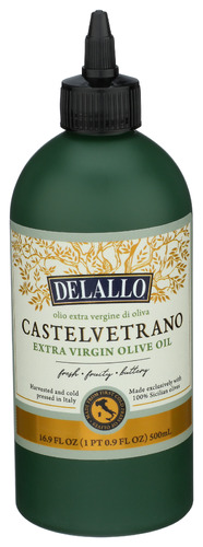 (Pack of 6) Delallo Castlevetrano Extra Virgin Olive Oil 16.9 fl oz