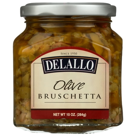Pack of 6, Delallo Olive Bruschetta, 10 oz