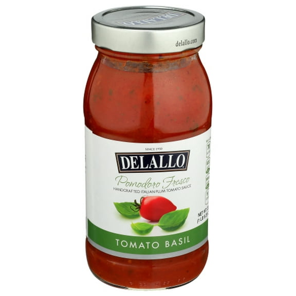 (Pack of 6) Delallo Sauce Tomato Basil Pomodoro Fresco 25.25 oz