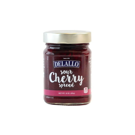 (Pack of 6), Delallo Sour Cherry Spread, 10 oz