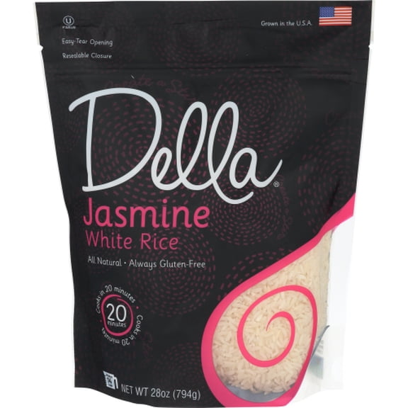 (Pack of 6) Della Gourmet Jasmine White Rice 28 Oz