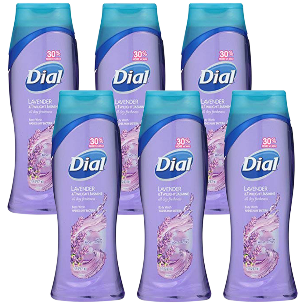 Pack of (6) Dial Antibacterial Body Wash