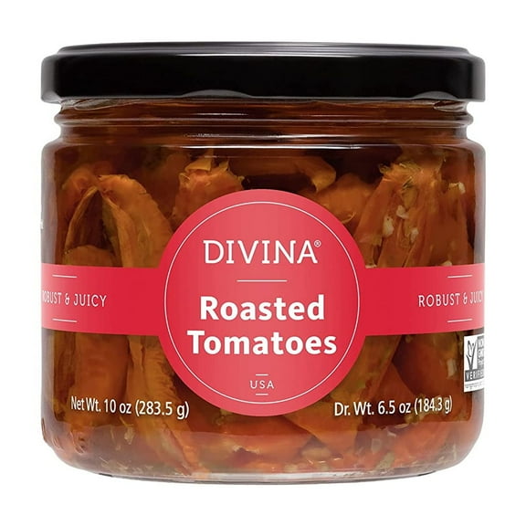Pack of 6, Divina Roasted Red Tomatoes, 10 oz
