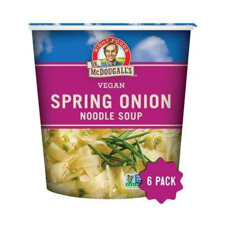 (Pack of 6) Dr. McDougall's Vegan Spring Onion Noodle Soup, 1.9 oz