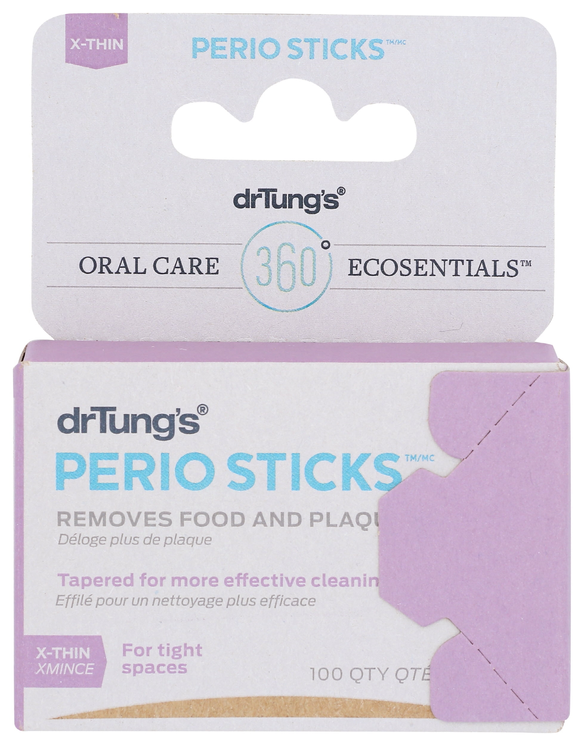 Pack of 6, Dr Tungs X-Thin Perio Sticks, 100 pc