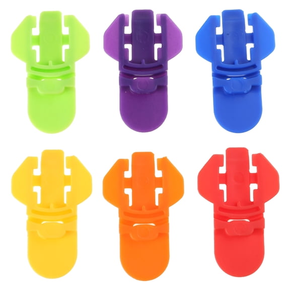 Pack of 6 Easy Grips Manual Can Openers Plastic Beverage Rings Pull Tab Tool Drink Can Openers Suitable for Beer Can