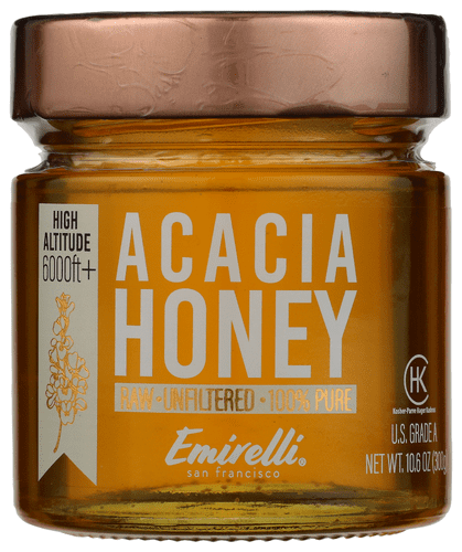 Pack of 6 Emirelli Acacia Honey 10.6 oz